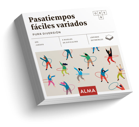 Pasatiempos fáciles variados. Pura diversión