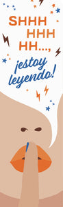 Marcador Shhh estoy leyendo