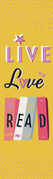 Marcador Live, Love, Read