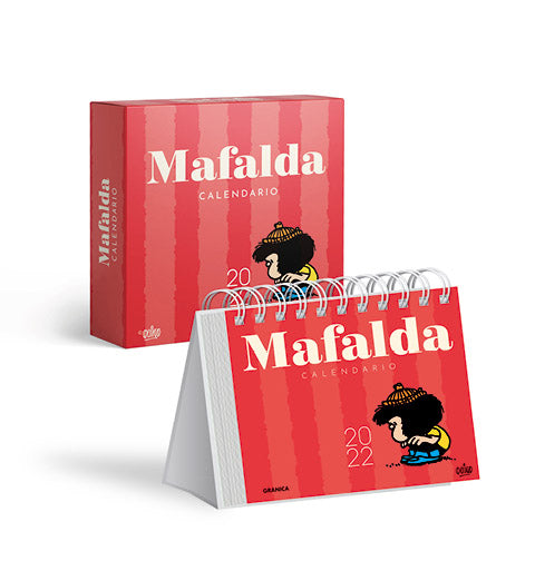 Calendario de Escritorio Mafalda 2022 Rojo